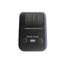Printer Mini Portabel 58Mm Printer Termal BT Printer dengan Baterai