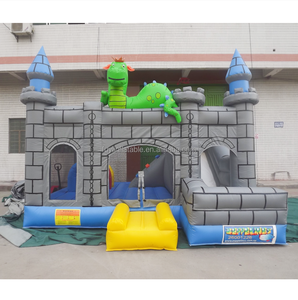 Nhảy khủng long <span class=keywords><strong>Inflatable</strong></span> <span class=keywords><strong>Bouncer</strong></span> unisex khủng long <span class=keywords><strong>Inflatable</strong></span> <span class=keywords><strong>Bouncer</strong></span> trượt combo khổng lồ chơi lâu đài leo nóng bán mới - Product Image 1