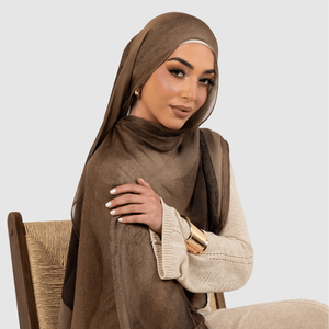 Customizable Logo Muslim <b>Print</b> Modal Hijab 4-Season Ladies Wear Customizable Breathable <b>Islamic</b> Soft Stretchy Elegant - Product Image 2