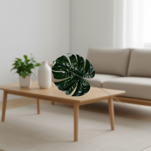 MNJ Artificial Monstera Leaf 2 12 Pcs Decorative Plant Leaves - Product Image 2