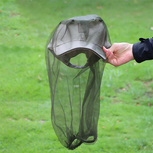 Chapeau de pêche anti-moustiques et anti-insectes avec filet de protection pour la tête et le visage, idéal pour le camping, les activités de plein air et les voyages. - Product Image 4