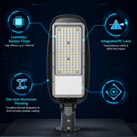 Luminaria LED para Alumbrado Público de 50w 100w 150w 200w 300w, Resistente al Agua IP65, para Exteriores, con 3 Años de Garantía