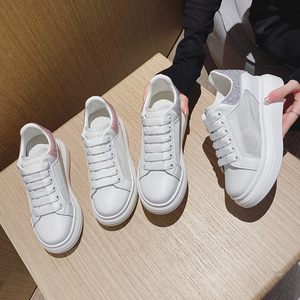 <span class=keywords><strong>Zapatillas</strong></span> <span class=keywords><strong>Deportivas</strong></span> Casuales para <span class=keywords><strong>Mujer</strong></span>, Parte Superior de Malla, Entresuela de EVA, Detalles en Pedrería Rosa, Plataforma con <span class=keywords><strong>Cordones</strong></span>, para Uso Diario y Ocio - Product Image 6