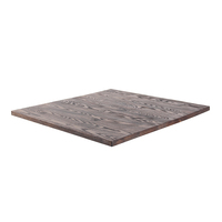 Vente en gros États-Unis Frêne Chêne Teck Bois Massif Mesa Commercial Moderne Dessus de table en bois dur pour Restaurant Café Bistro