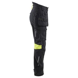 BLAKLADER - 710815129933C38 Pantalon inhérent à l'artisan pour femme Noir/Jaune haute visibilité-PANTALON DE TRAVAIL EAN 7330509910337 - Product Image 3