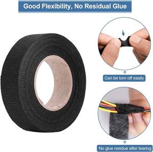 Cinta de tela de forro para arnés de cableado automotriz, insonorizante, sin residuos, de tejido de vellón - Product Image 2