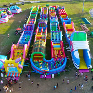 <span class=keywords><strong>Parc</strong></span> d'attractions gonflable commercial enfants adultes videur gonflable extérieur jeux de Sport parcours d'obstacles terrains de jeux <span class=keywords><strong>parc</strong></span> à thème - Product Image 1