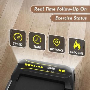 Cinta <span class=keywords><strong>de</strong></span> <span class=keywords><strong>correr</strong></span> eléctrica portátil para caminar, caminadora pequeña, compacta - Product Image 6