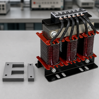 Noyau en acier au silicium EI pour transformateur d'impulsions audio, montage sur circuit imprimé, mini noyau EI en permalloy de qualité supérieure