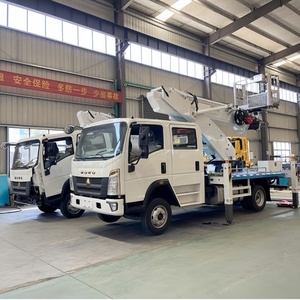 Camión con Plataforma Aérea Howo Nuevo de 18m, 21m, 24m, Cabina Doble, Camión Elevador de Personal de 23m, Camión con Cesta Elevadora - Product Image 6