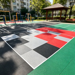Piso Deportivo de Vinilo PVC de Alta Calidad Personalizado Inolp, en Oferta, para Estudio de Fitness Bungee y Cancha de Floorball, 7 mm - Product Image 5