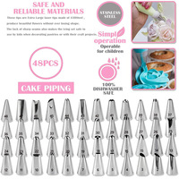 464-teiliges Tortendekorations-Set mit Kuchenform, Spritztüllen, Drehteller, Spritzbecher-Set, individuelles Kuchenwerkzeug-Set mit Backzubehör