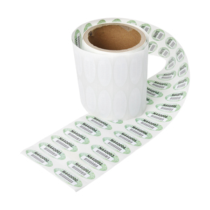 New Popular Flexographic Paper security serial number Private Roll <b>Label</b> Sticker For <b>Packaging</b> With China Good Packing Service - Product Image 5