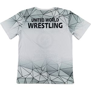 2025 Мужской трикотажный комплект для борьбы на заказ, футболки и шорты, полный сублимационный комплект из 2 предметов, Международный - Product Image 4