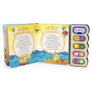 Canticos Happy 8 Chansons bilingues Livre sonore de haute qualité <span class=keywords><strong>pour</strong></span> les enfants apprenant l'<span class=keywords><strong>anglais</strong></span> et le espagnol - Product Image 3