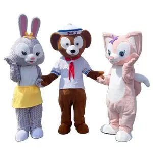 Vendita calda Super Lovely Cartoon Party Cosplay Lena Belle Duffy mascotte costumi per adulti