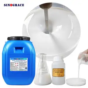 Wholesale Price Milky White Compound Glue For Hot Stamping Foil Water based adhesives Acrylic Adhesive