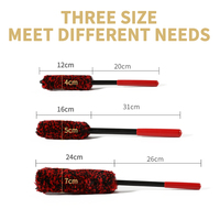 GS brosse de nettoyage de jante de roue outil de détail kit d'outils de lavage de voiture accessoires de nettoyage de voiture ensemble de brosses de détail