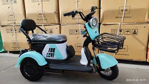 รถสามล้อไฟฟ้า รถแท็กซี่ไฟฟ้า รถจักรยานยนต์ไฟฟ้า สำหรับผู้สูงอายุและผู้พิการ  ยานพาหนะแบบมีล้อ  รถเข็นคนพิการ  จักรยาน  3 ล้อ  600W 48V 60V - Product Image 2