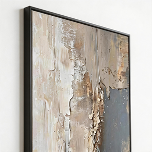 Póster de Paisaje Minimalista Wabi Sabi con Textura en Tonos Tierra, sin Marco, Óleo sobre Lienzo, <span class=keywords><strong>para</strong></span> Decoración de Pared de Oficina Moderna - Product Image 1
