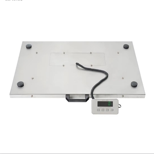 Báscula electrónica de doble propósito para animales y mascotas, plataforma a prueba de salpicaduras, 60kg ~ 200kg, 80x53cm - Product Image 4