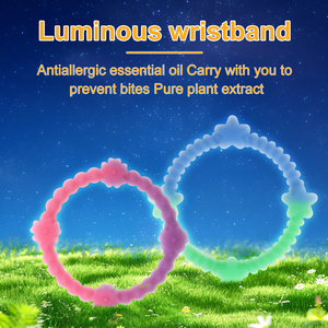 Pulsera Repelente de Mosquitos de Silicona Sólida Ecológica, Luminosa en la Oscuridad, con Extracto de Plantas, Resistente al Agua 360H, Anti-Mosquitos - Product Image 5