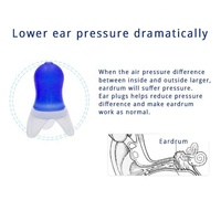 Bouchons d'oreilles réutilisables CE en silicone souple pour la protection auditive, réduction du bruit, pour le sommeil et les vols, avec étui de voyage noir