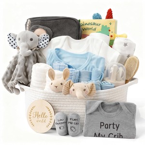 Set Regalo per Neonati, Cesto Portatile con Coperta Comfort e Peluche, Regalo per Bebè - Product Image 5