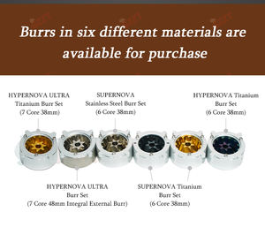 110V 220V populaire basse rétention ménage presse française brassage à la main moulin à café 48mm conique fraise moulin à café doseur unique - Product Image 6