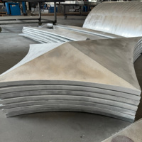 Panneau de bardage de façade moderne en alliage d'aluminium thermolaqué, ignifuge et étanche, pour murs extérieurs de bâtiments, auvents, hôtels et gymnases