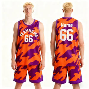 Uniformes de Baloncesto Personalizados de Malla, Diseño Vintage, Uniformes de Baloncesto Juveniles al por Mayor - Product Image 2