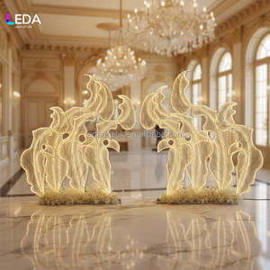 LEDA Novedad: Fondo de Algas Marinas con Luz Cálida para Bodas y Fiestas de Cumpleaños, Decoración Interior y Exterior - Product Image 1