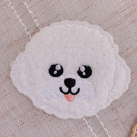 Service de broderie personnalisé pour chien, broderie au fer sur patchs pour collier de chien, vente en gros
