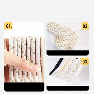 Lacets en coton et chanvre tressés de 7 mm, lacets en corde torsadée pour chaussures en toile, lacets ronds durables, confortables et élégants pour baskets - Product Image 5