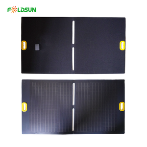 Nuevo Kit de Panel Solar Plegable FOLDSUN de 120W con 2 Puertos USB, Salida de CC, 22% de Eficiencia, Ligero y Portátil - Product Image 1
