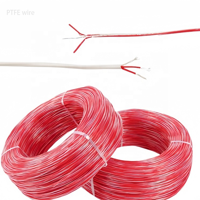 Ptfe Fep 3 Core RTD Sensor Silver Plated Shielding Cable 3*7*0.15 Pt100 Pt1000 Temperature Extension Wire