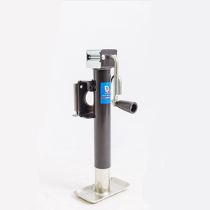 Nouveau Cric de <span class=keywords><strong>Remorque</strong></span> Latéral en Acier au Carbone, 2000 lbs, Course de 10 Pouces, Plaqué Zinc - Product Image 2