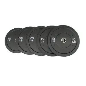 Rubber Coating Gewicht Plaat Voor Gym HTP-01 Gym Accessoires Gewicht Platen
