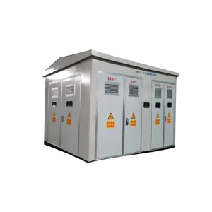 ヨーロッパ型屋外パッケージ変電所6.6KV 11KV33KV変圧器変電所配電