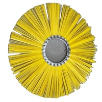 Brosse à neige rotative en nylon pour balayeuse routière, disque en PP pour un nettoyage efficace