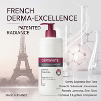 Crème hydratante et éclaircissante pour le corps, végane et biologique, pour peaux ternes, éclaircissement et hydratation intense, soin quotidien du corps, 500 ml