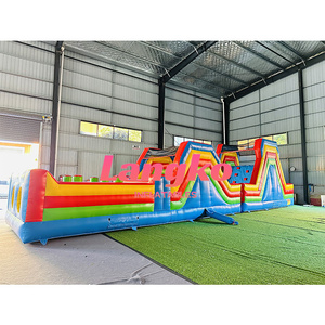 Venta al por mayor carrera de obstáculos al aire libre carrera de obstáculos Casa de rebote grandes carreras de obstáculos inflables - Product Image 1