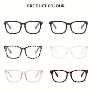 Gafas Ópticas Cuadradas Unisex con Logotipo Personalizado de Moda, Gafas de Computadora con Bloqueo de Luz Azul - Product Image 3