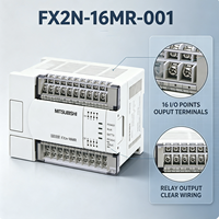 Micro PLC FX2N-16MR-001 Módulo de Salida de Relé de 16 Puntos 8DI 8DO Fuente de Alimentación de 24VDC Integrada
