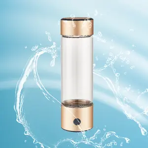 14OZ 1200-1400PPB hocheffizienter Wasserstoff-Sauerstoff-Abschied wasserstoffreiche Wasserflasche tragbarer Wasserstoff-Wassergenerator
