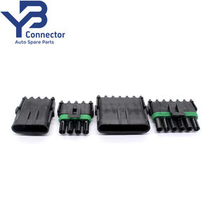 YBコネクタ12015797 Delphi天気パックシリーズ4, 6ピン男性と女性の酸素センサーコネクタ - Product Image 2