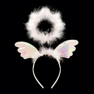 Cute Children Girls Princess <b>Feather</b> Angel Wings <b>Headband</b> Magic Wand Party Cosplay Dress - Product Image 2