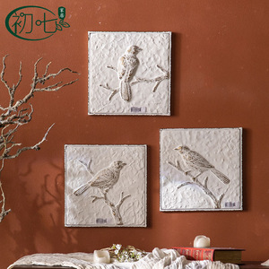 Decoración de Pared con Relieve 3D Estilo Wabi Sabi, Cuadro Floral Cuadrado para Decoración del Hogar, Arte para la Entrada - Product Image 4
