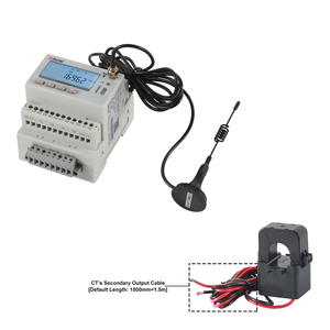 Có Dây cảm biến nhiệt độ kết hợp 3 pha Wifi năng lượng mét 3*100 ~ 792vac Điện áp L-L hiện tại Điện giám sát + 300A/5A chia lõi - Product Image 5