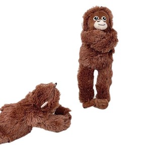 New Internet người nổi tiếng ít khỉ đười ươi đồ chơi sang trọng PP bông đầy Mặt dây chuyền Keychain Túi phụ kiện 19cm unisex tại chỗ - Product Image 5